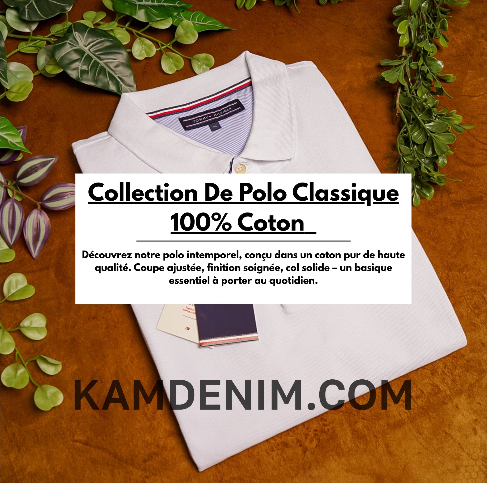 Collection De Polo Classique 100% Coton